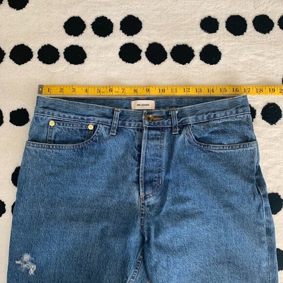 Aime Leon Dore Distressed Medium Wash Denim Slim Jeans - Picture 10 of 15